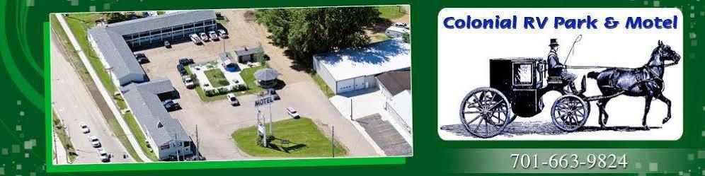 Colonial Motel And Rv Park Mandan Bagian luar foto